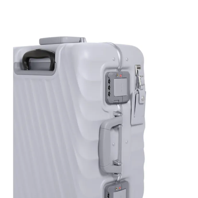 TUMI 19 Degree Frame Contl 4 Whl C/O pearl grey texture