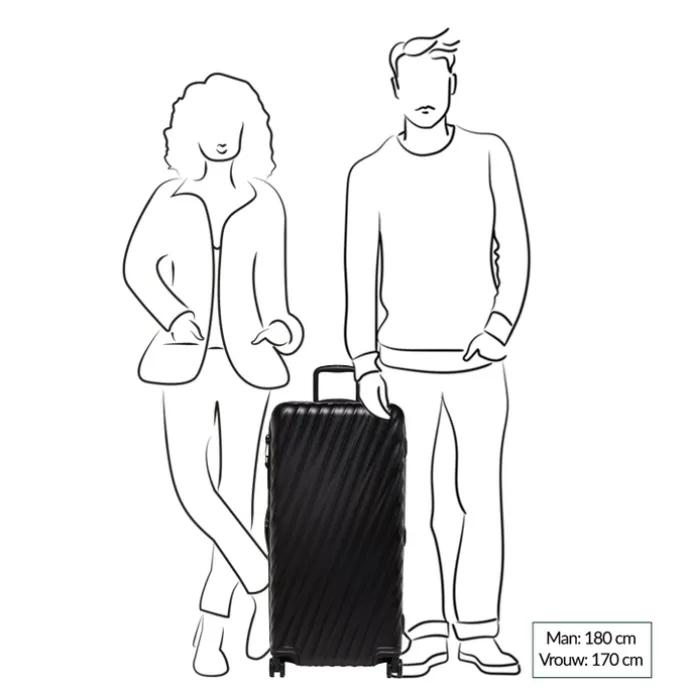 TUMI 19 Degree Large Rolling Trunk black texture