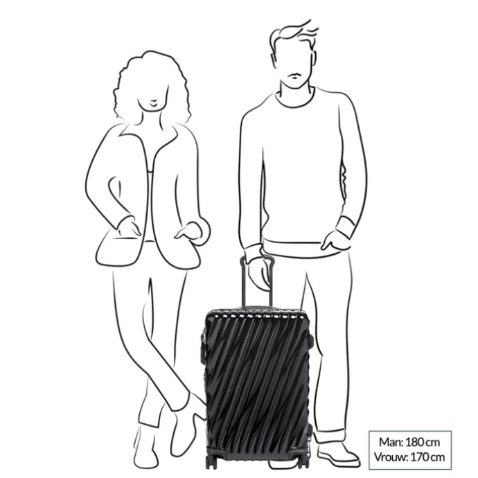 TUMI 19 Degree Short Trip Expandable 4 Wheeled Packing Case black