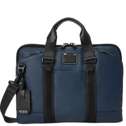 Tumi Alpha Bravo Academy Brief navy coated