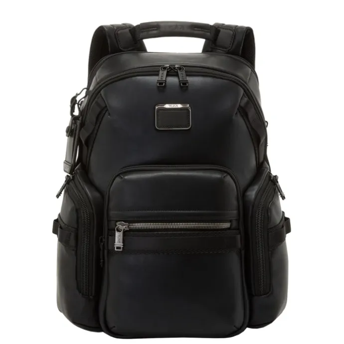 TUMI Alpha Bravo Nathan Navigation Backpack Leather black