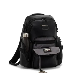 TUMI Alpha Bravo Nathan Navigation Backpack Leather black