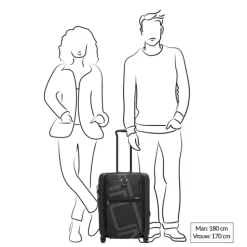 TUMI Alpha Cont Dual Access 4Whl C/O reflective TUMI jacquard