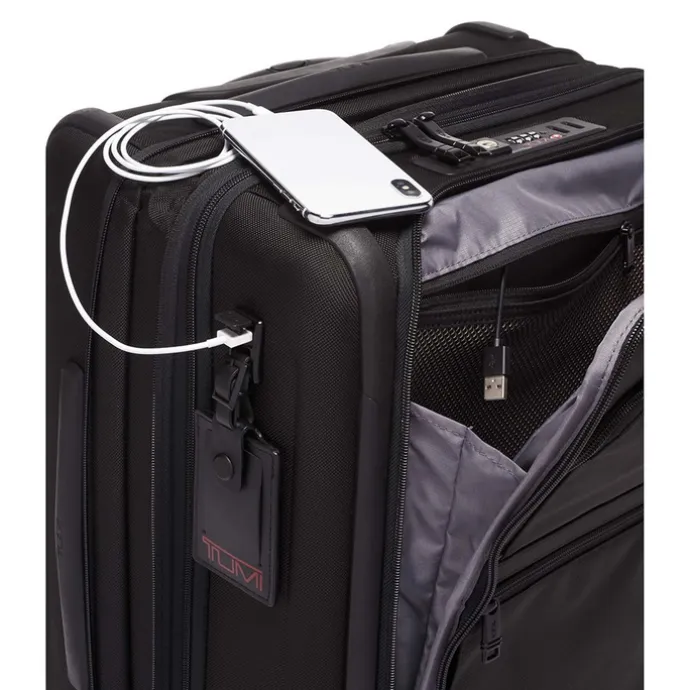 TUMI Alpha Continental Expandable 4 Wheeled Carry-On black