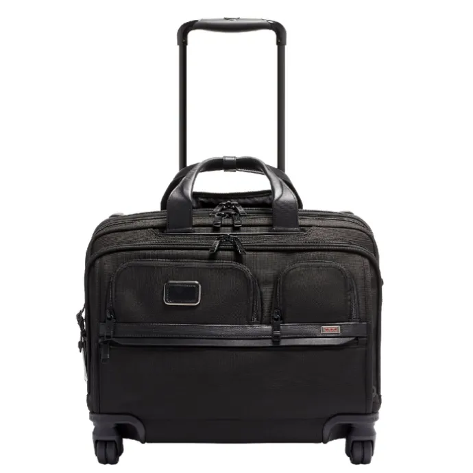 TUMI Alpha DLX Wheeled Laptop Case black