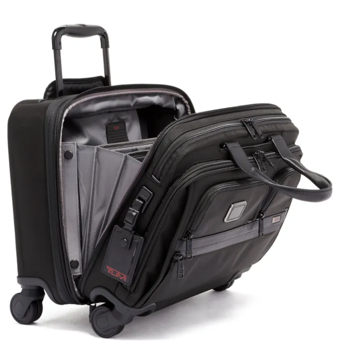 TUMI Alpha DLX Wheeled Laptop Case black