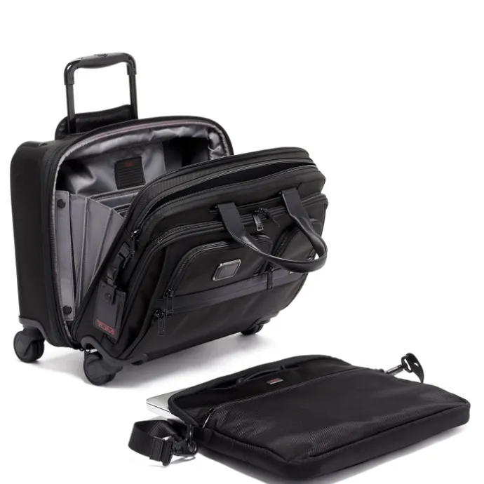 TUMI Alpha DLX Wheeled Laptop Case black