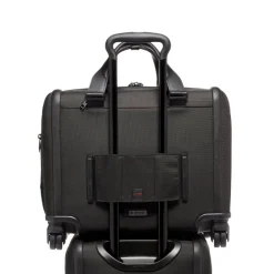 TUMI Alpha DLX Wheeled Laptop Case black