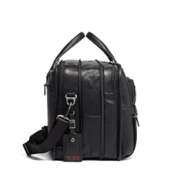 TUMI Alpha Expandable Organizer Laptop Brief Leather black