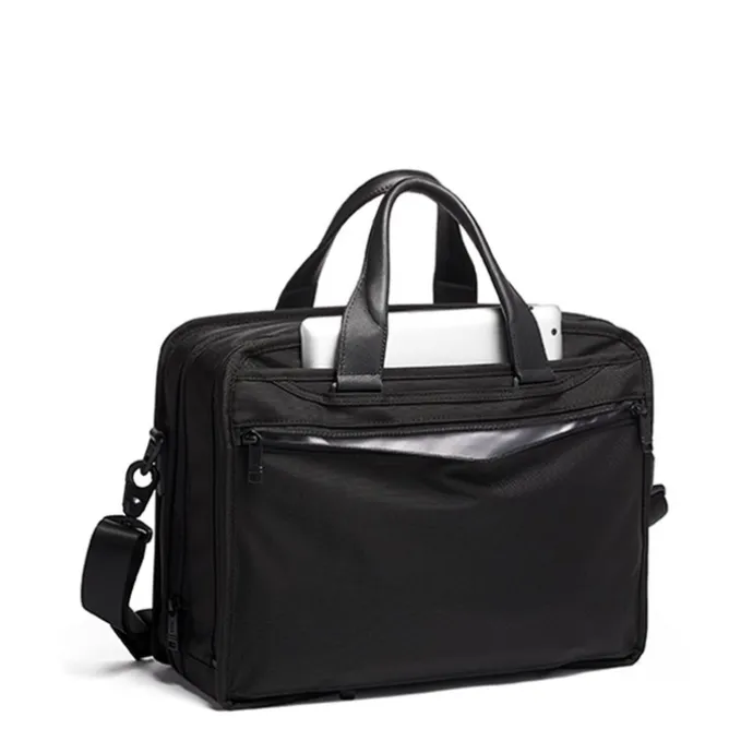 TUMI Alpha Expandable Organizer Laptop Brief black