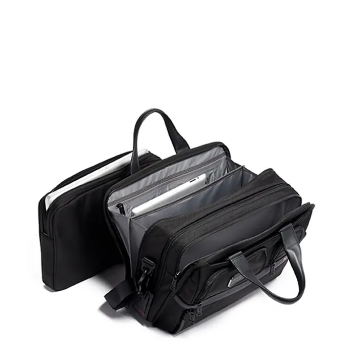 TUMI Alpha Expandable Organizer Laptop Brief black