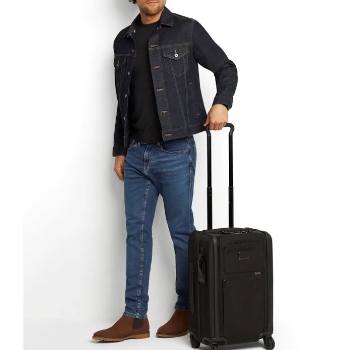 TUMI Alpha International Expandable 4 Wheel Carry-On black