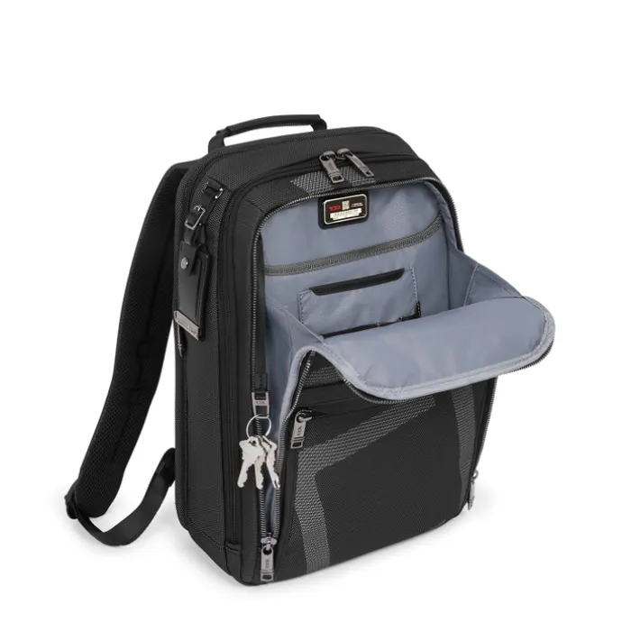 TUMI Alpha Slim Backpack reflective TUMI jacquard