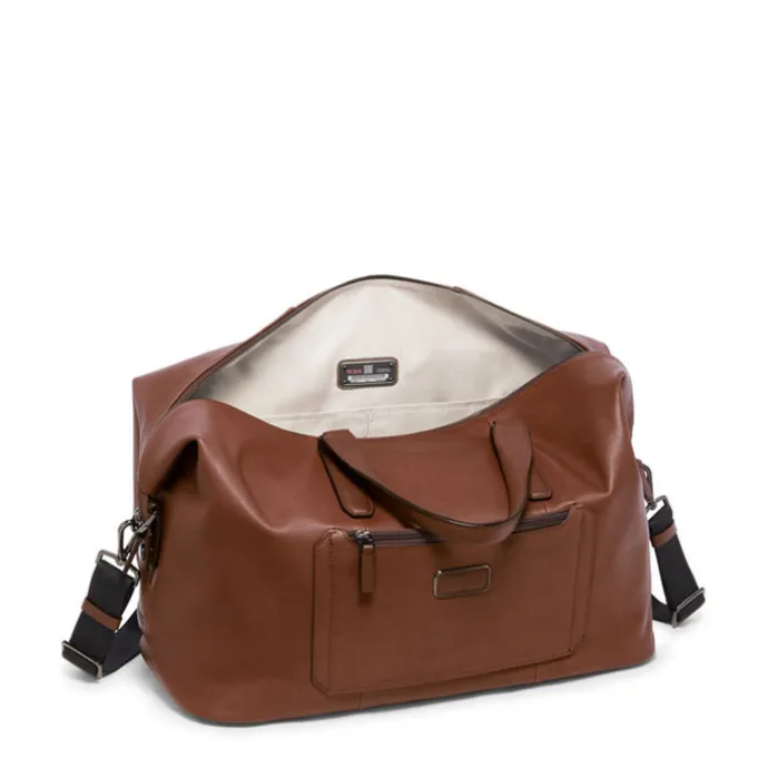 TUMI Harrison Nelson Duffel cognac