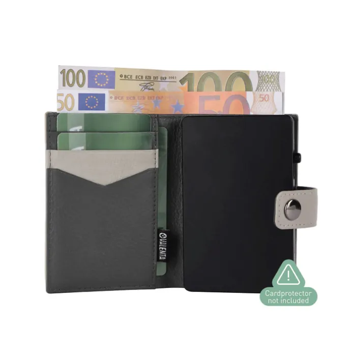 Valenta Card Wallet Leather MagSafe Luxe off white