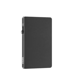 Valenta Card Wallet Leather MagSafe Luxe graphite grey