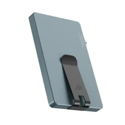 Valenta Cardprotector Aluminium Magsafe with Money Clip grey