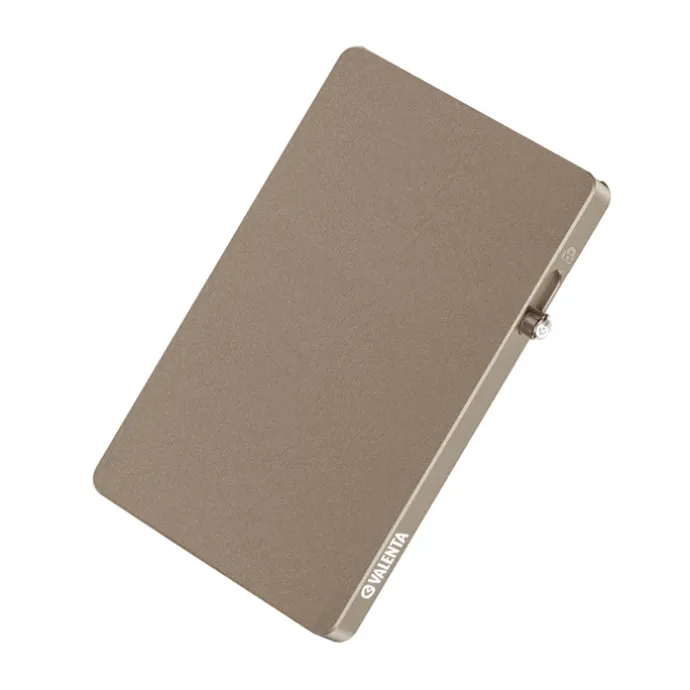 Valenta Cardprotector Aluminium Magsafe natural titanium