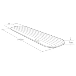 Vaude Performance Sleeping Pad 7 L redwood