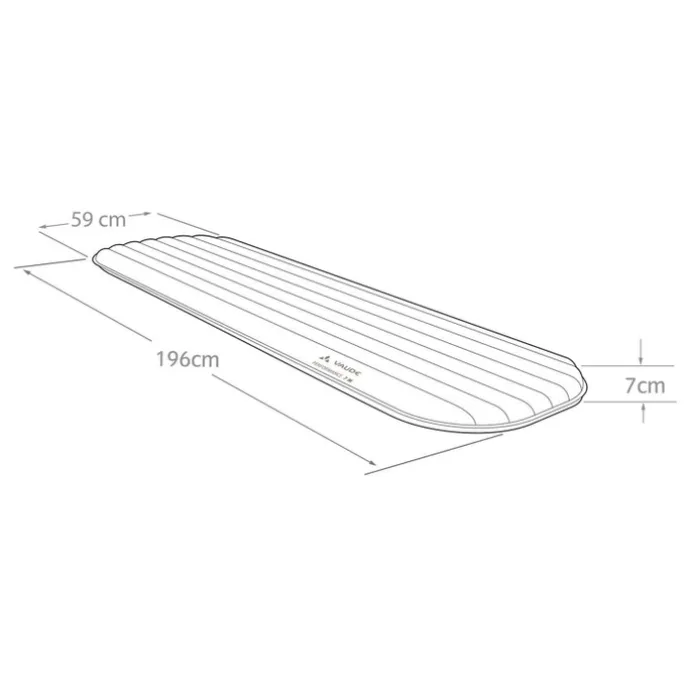 Vaude Performance Sleeping Pad 7 L redwood