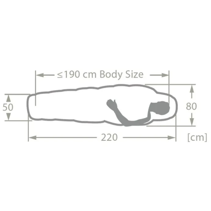 Vaude Sioux Sleepingbag 400 II SYN Zip Left baltic sea