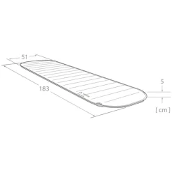 Vaude Tour Sleeping Pad 5 M redwood