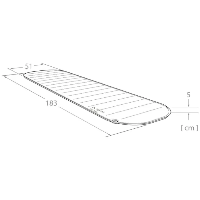 Vaude Tour Sleeping Pad 5 M redwood
