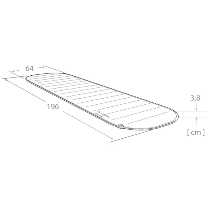 Vaude Tour Sleeping Pad 3.8 L redwood