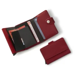 Victorinox Altius Secrid Leather Card Wallet victorinox red