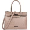 Wimona Liona Dames Laptopbag taupe