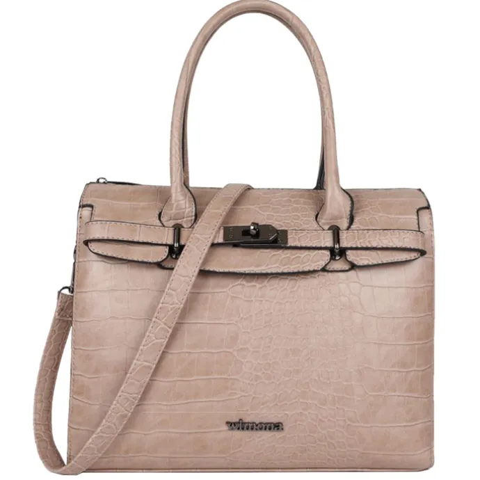 Wimona Liona Dames Laptopbag taupe