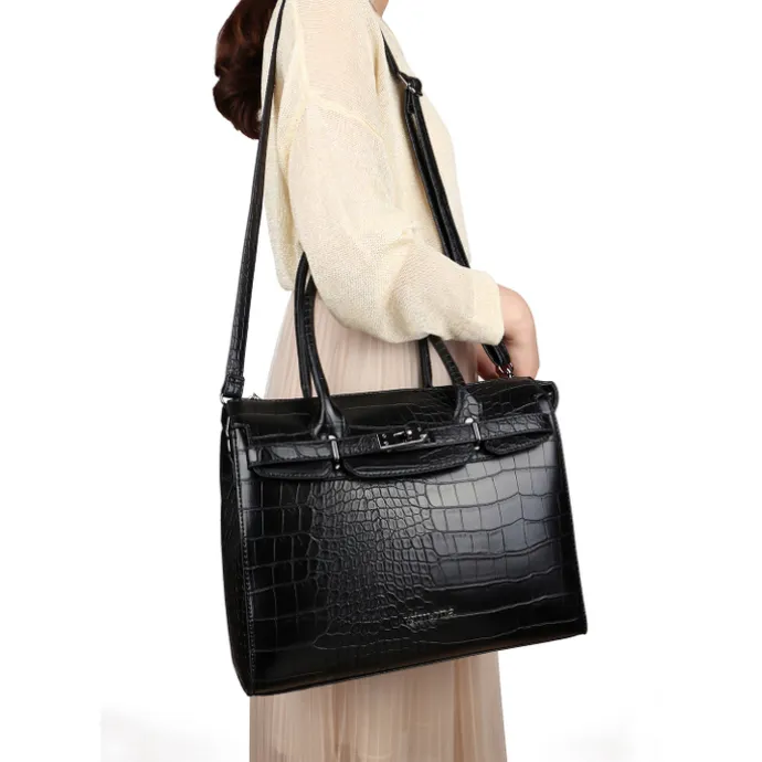 Wimona Liona Dames Laptopbag black