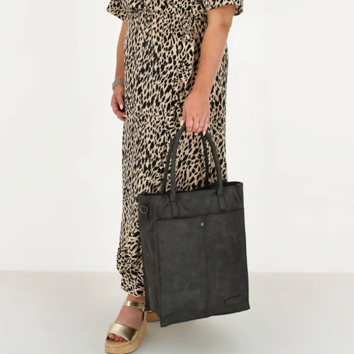 Zebra Trends Cynthia Shopper black