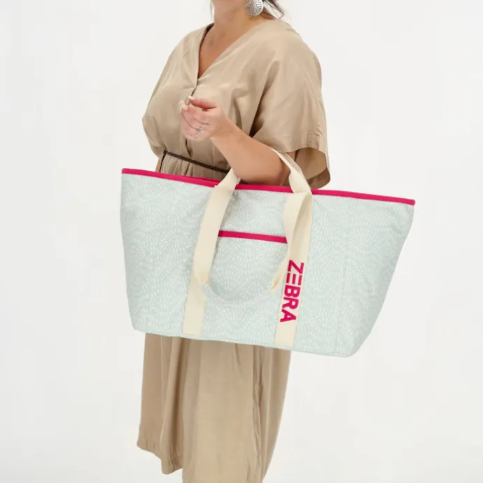 Zebra Trends Elise Beachbag lightblue