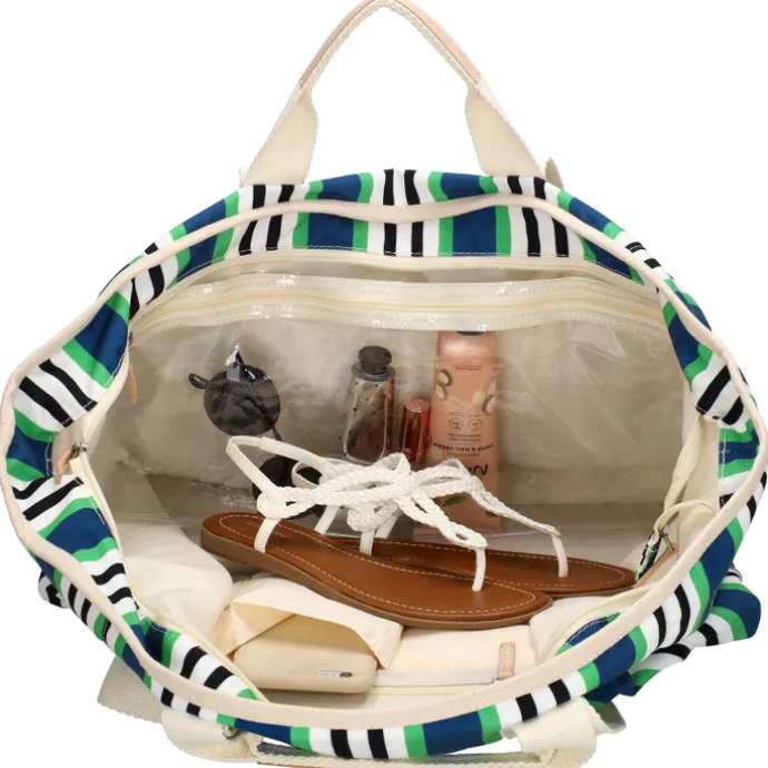 Zebra Trends Elise Beachbag stripes