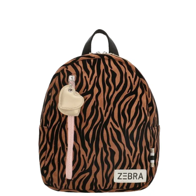 Zebra Trends Girls Backpack S zebra brown