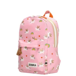 Zebra Trends Girls Rugzak M Unicorn Love pink