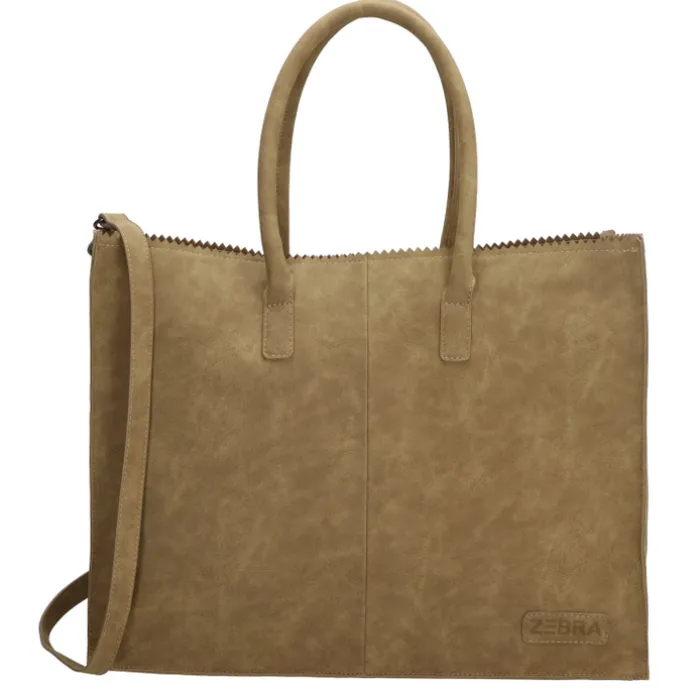 Zebra Trends Lisa XL Shopper olijfgroen