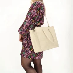 Zebra Trends Lisa XL Shopper creme