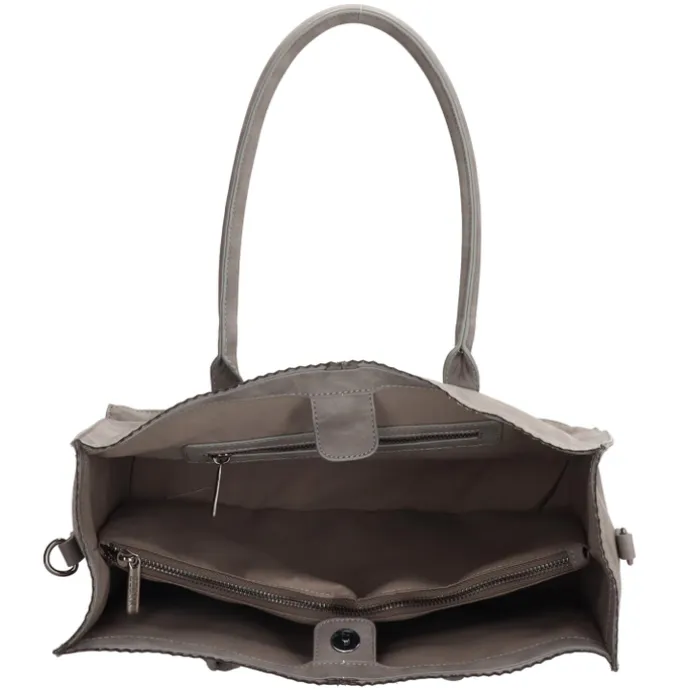 Zebra Trends Natural Bag Lisa Shopper middengrijs