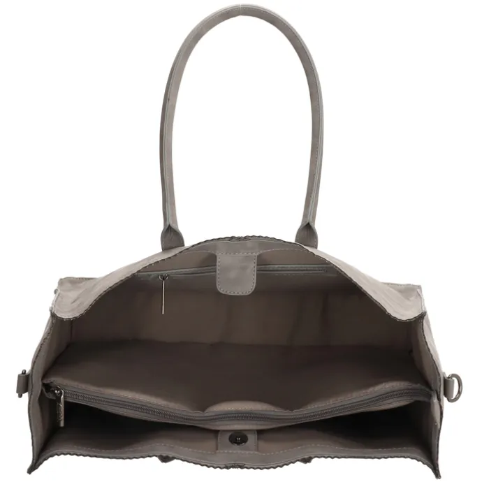 Zebra Trends Natural Bag Lisa Shopper 15.6 inch middengrijs