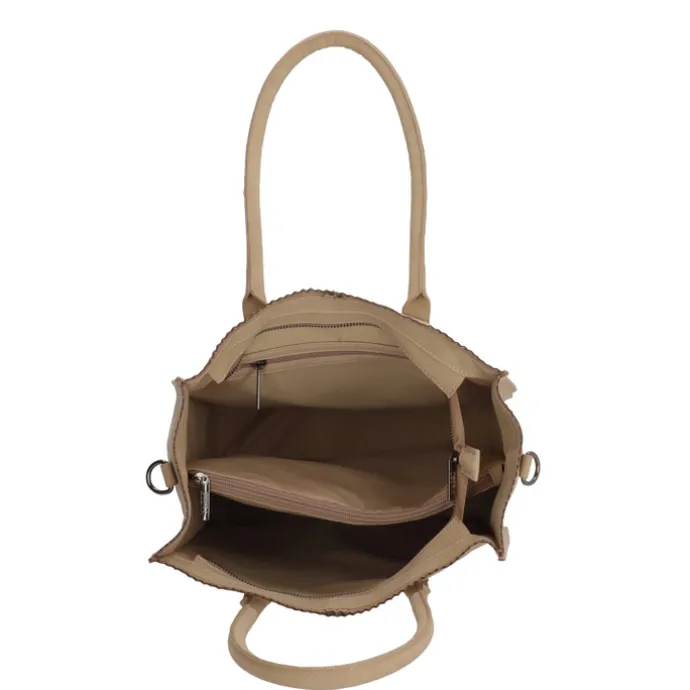 Zebra Trends Rosa Shopper 14 inch zand