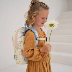 Zebra Trends Saar Backpack creme flowers