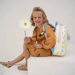 Zebra Trends Saar Backpack creme flowers