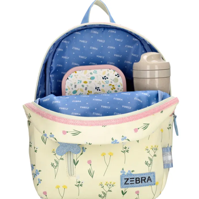 Zebra Trends Saar Backpack creme flowers