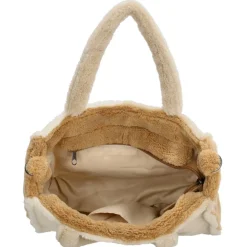 Zebra Trends Teddy Denise Handtas M creme