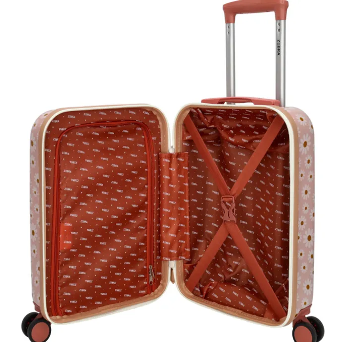 Zebra Trends Travel Kinderkoffer lichtroze