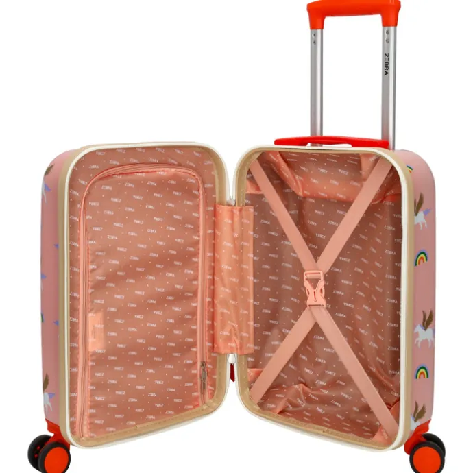 Zebra Trends Travel Kinderkoffer roze